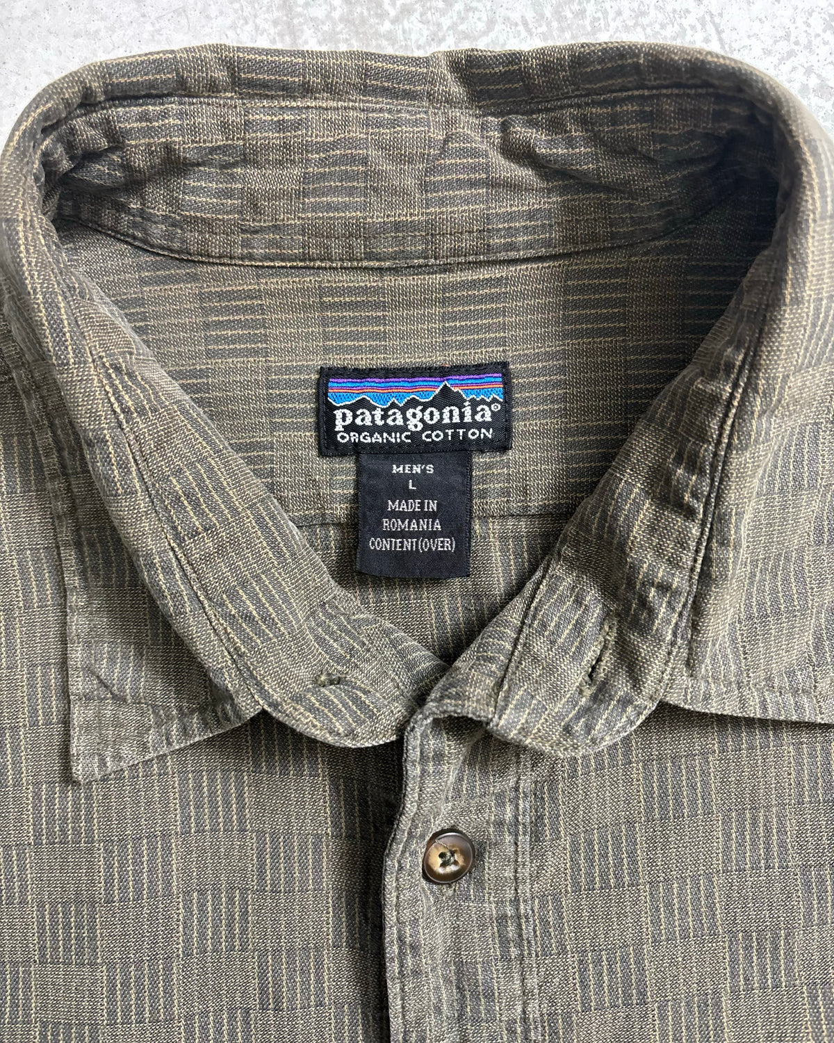 00's Patagonia フランネルシャツ 01年製 表記L ルーマニア製 パタゴニア