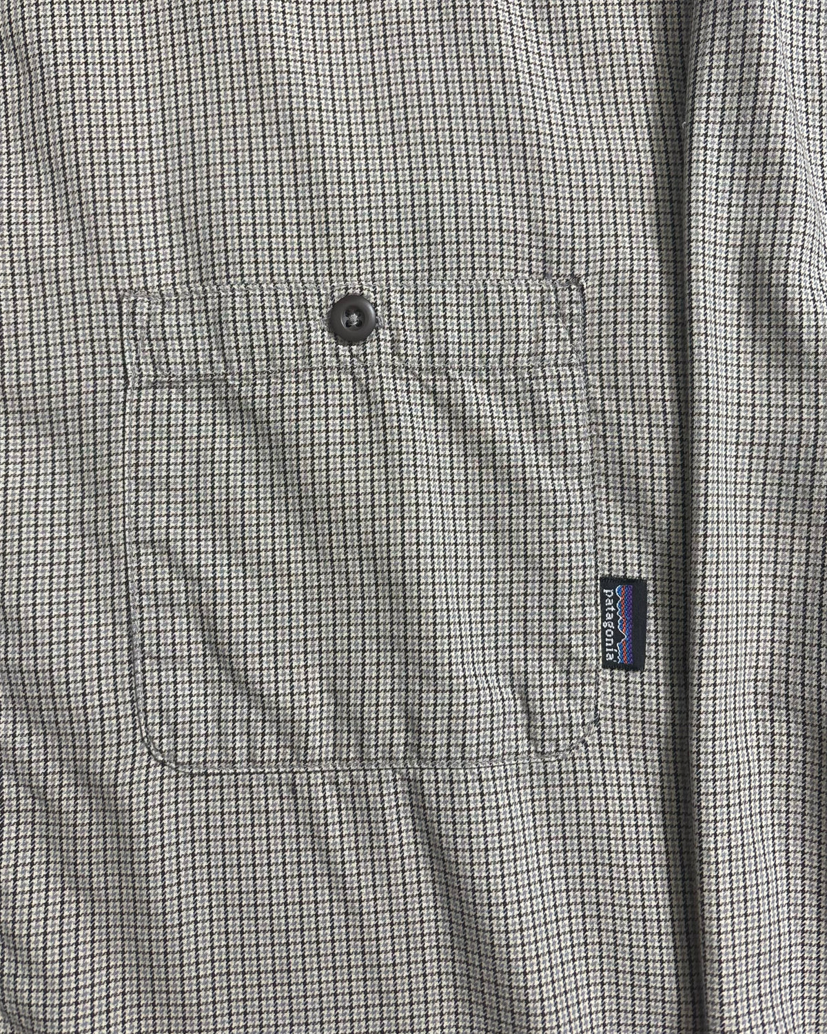 00's Patagonia 長袖シャツ 千鳥格子 02年製 表記M ポルトガル製 パタゴニア