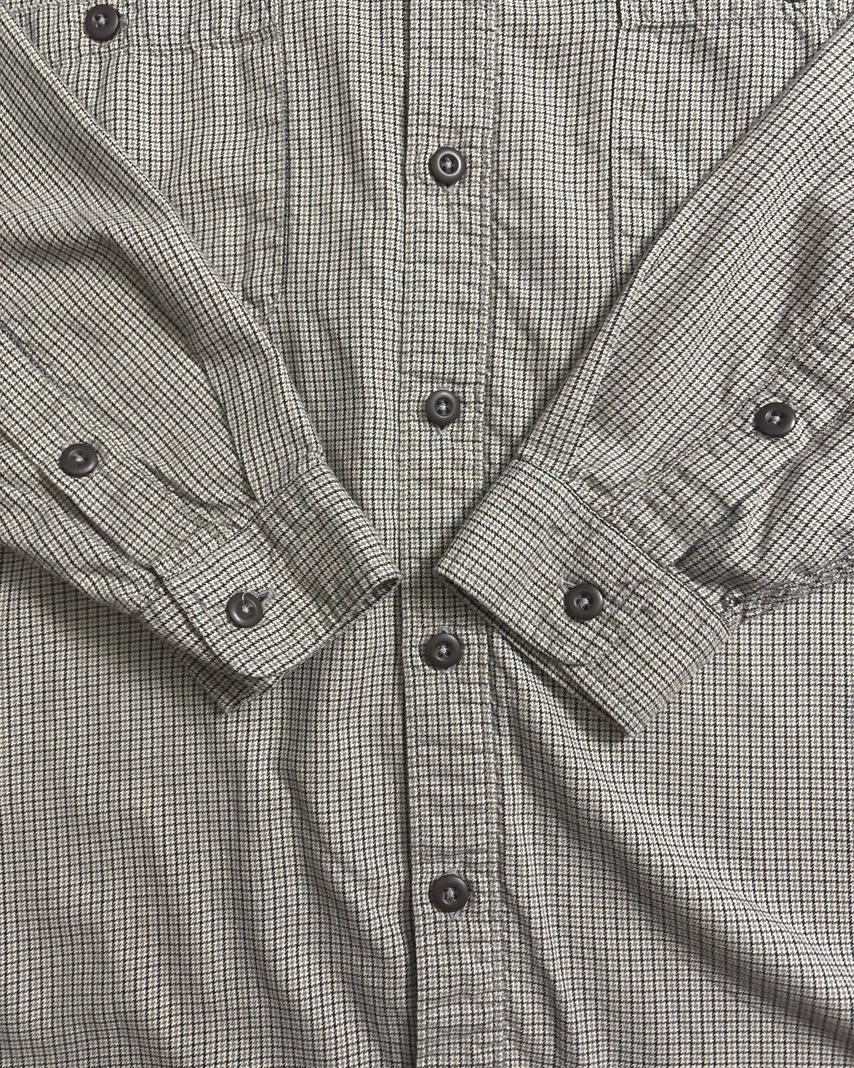 00's Patagonia 長袖シャツ 千鳥格子 02年製 表記M ポルトガル製 パタゴニア