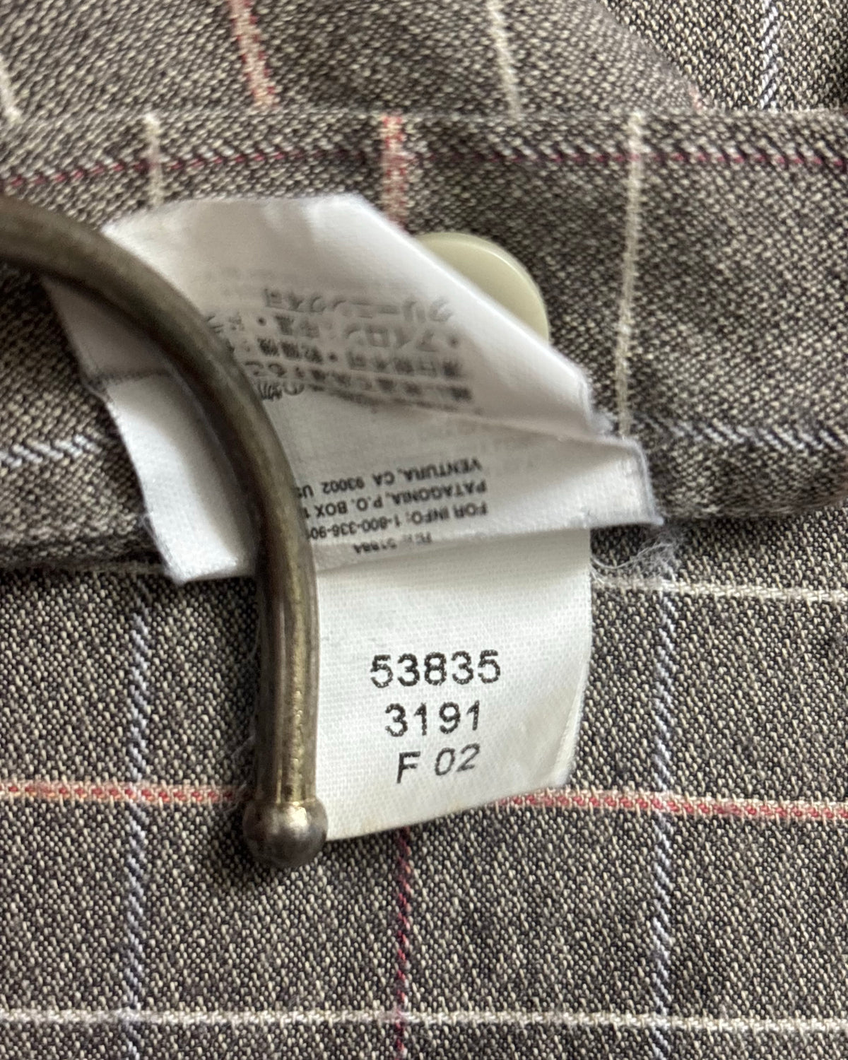00's Patagonia 長袖チェックシャツ 02年製 表記L ポルトガル製 パタゴニア