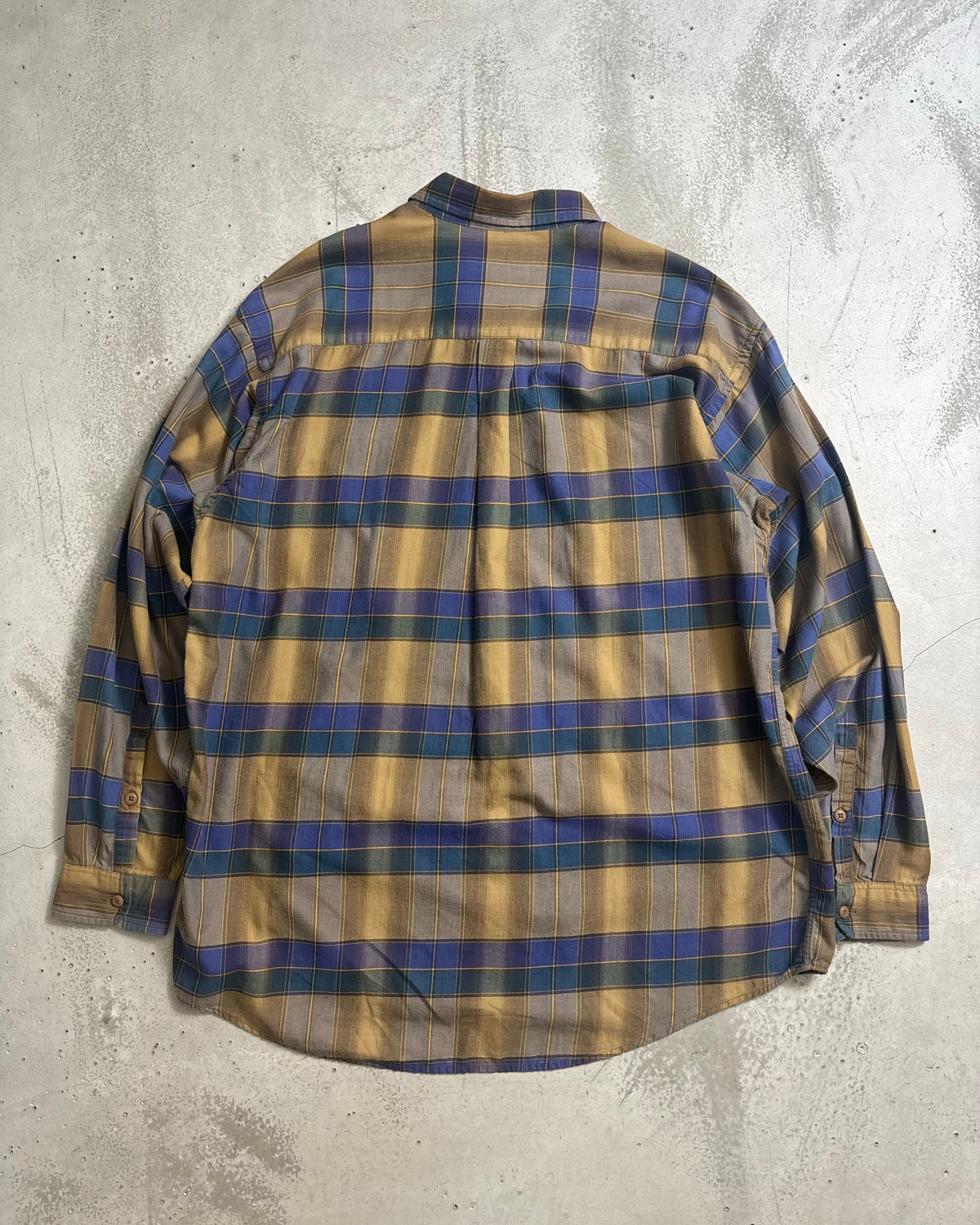 00's Patagonia 長袖チェックシャツ 表記L ポルトガル製 パタゴニア