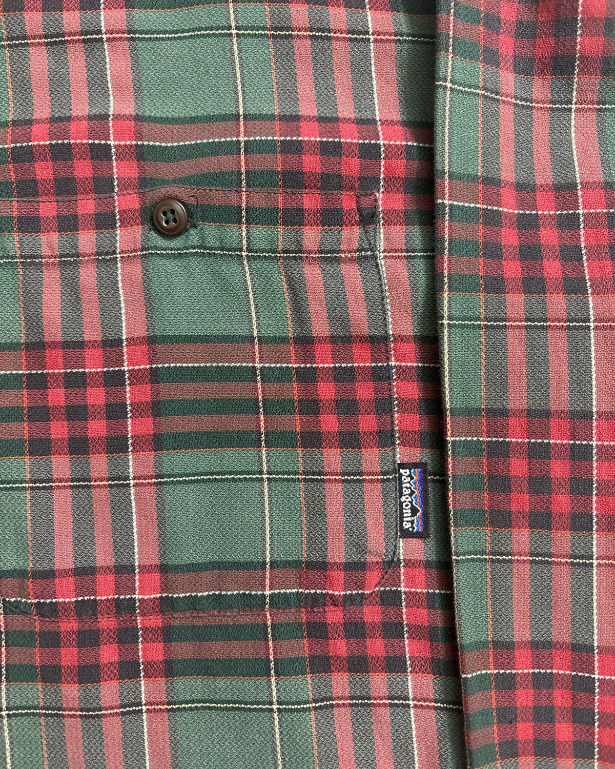 90's Patagonia 長袖チェックシャツ 96年製 表記L ポルトガル製 パタゴニア
