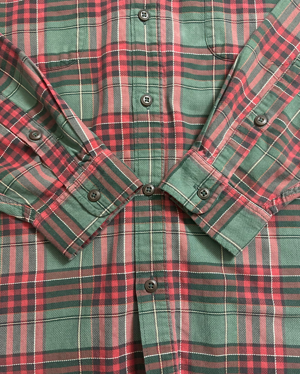 90's Patagonia 長袖チェックシャツ 96年製 表記L ポルトガル製 パタゴニア