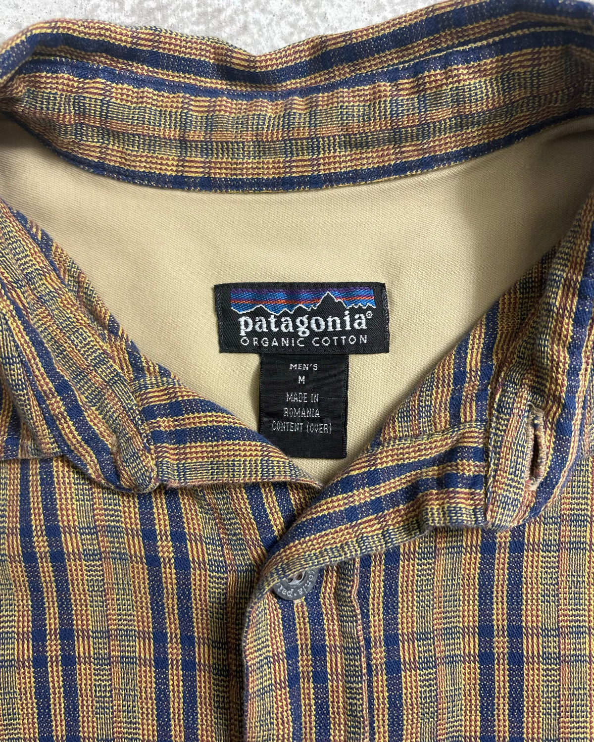 90's Patagonia フランネルシャツ 99年製 表記M ルーマニア製 パタゴニア
