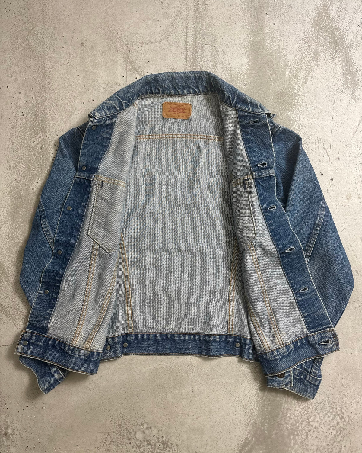 70's Levi's 70505 デニムジャケット 4th ボタン裏1 ブランクタグ 表記40 USA製 リーバイス