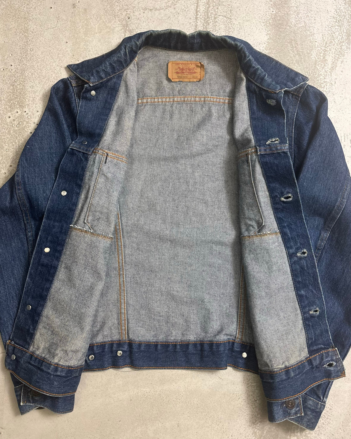 80's 90's Levi's 70506 デニムジャケット 5th ボタン裏217 表記40 カナダ製 リーバイス 濃紺