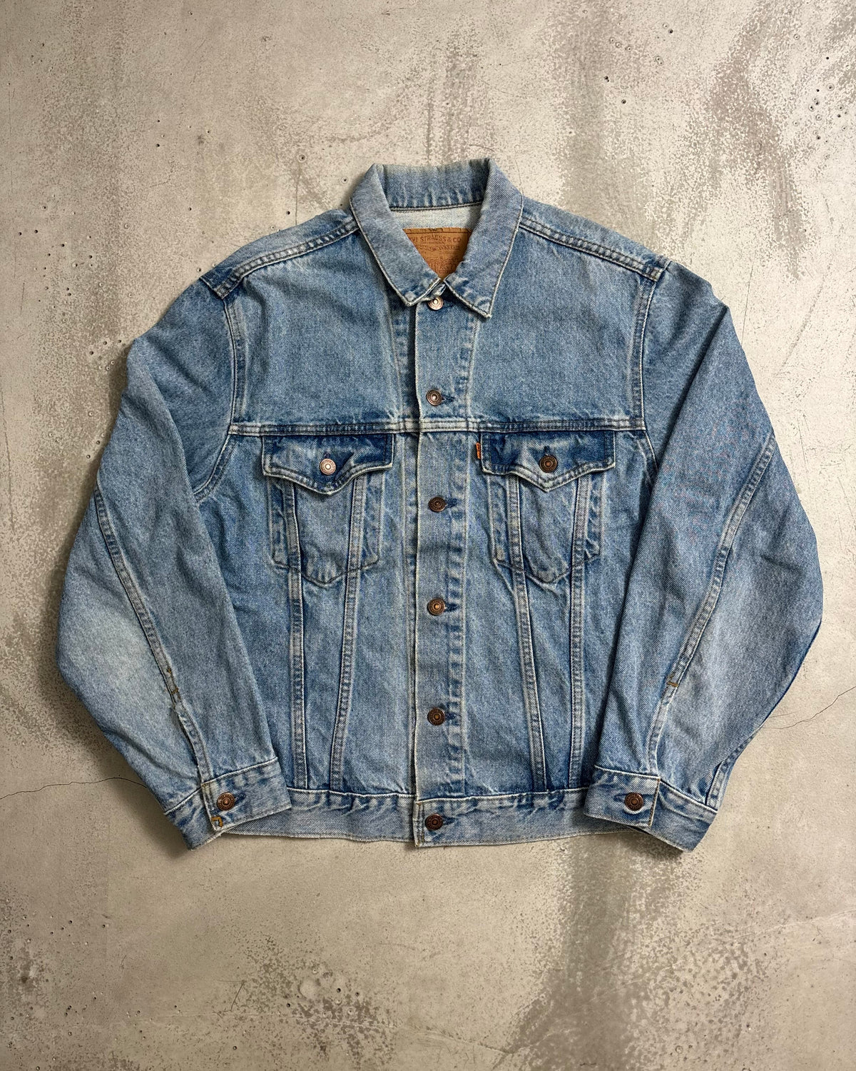 90's Levi's 75505 デニムジャケット ボタン裏458 表記42 カナダ製 リーバイス