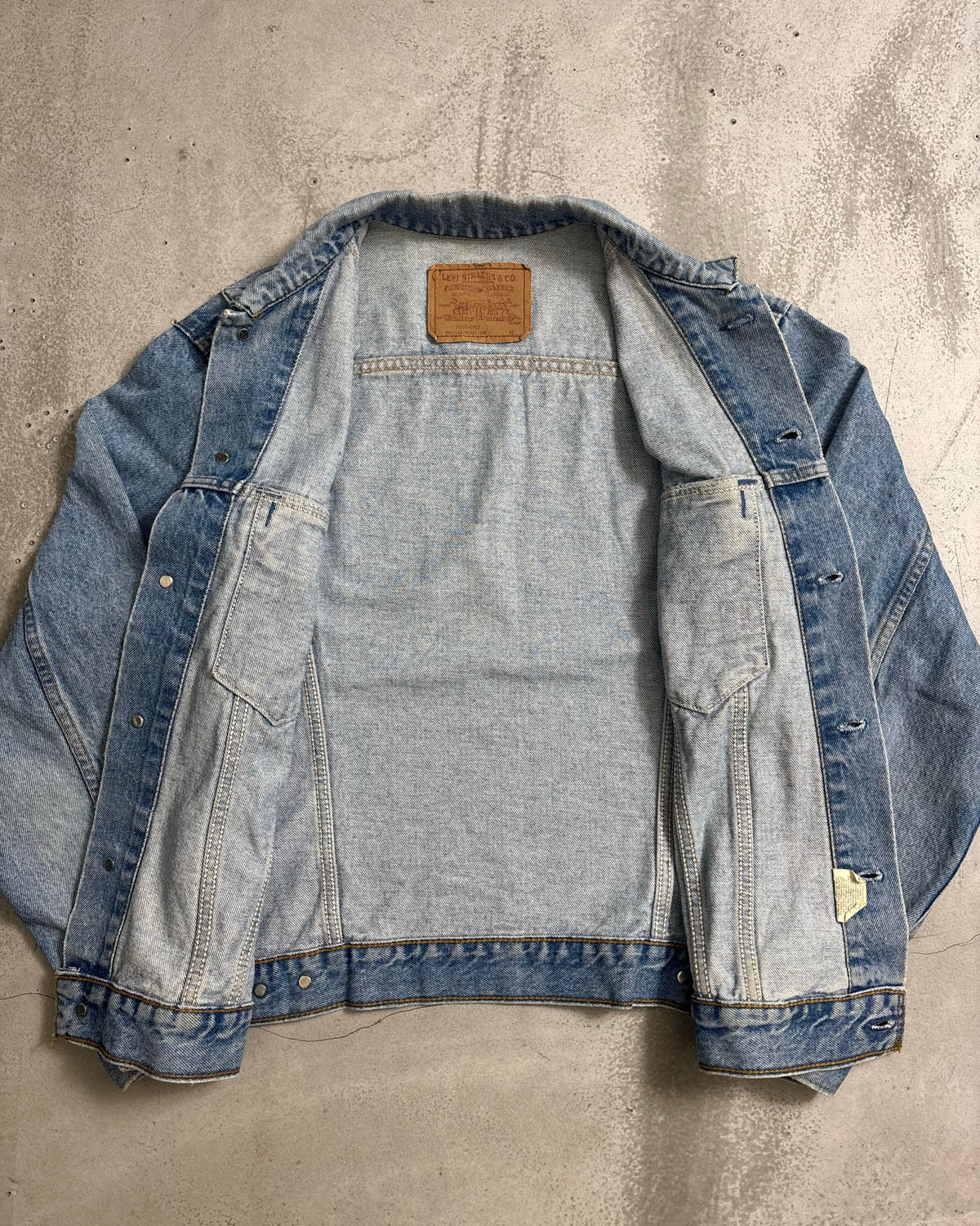 90's Levi's 75505 デニムジャケット ボタン裏458 表記42 カナダ製 リーバイス