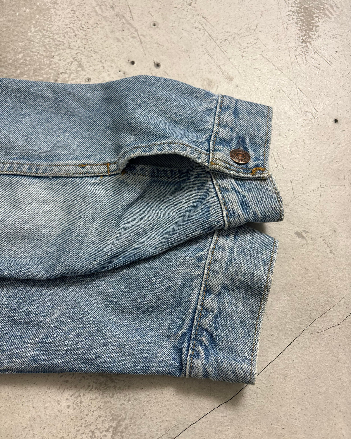 90's Levi's 75505 デニムジャケット ボタン裏458 表記42 カナダ製 リーバイス