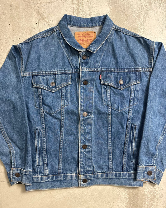 90's Levi's 75432 デニムジャケット ボタン裏刻印無し 表記L カナダ製 リーバイス