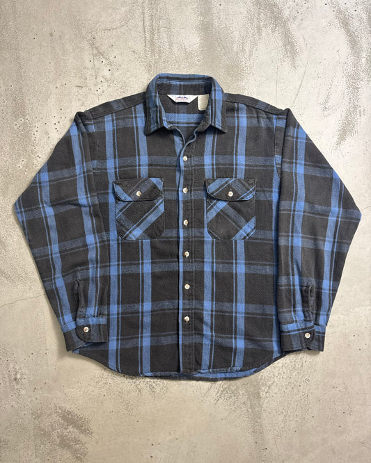 80's DAKOTA FIVE BROTHER チェックフランネルシャツ 表記L USA製 ダコタ ファイブブラザー ヘビネル