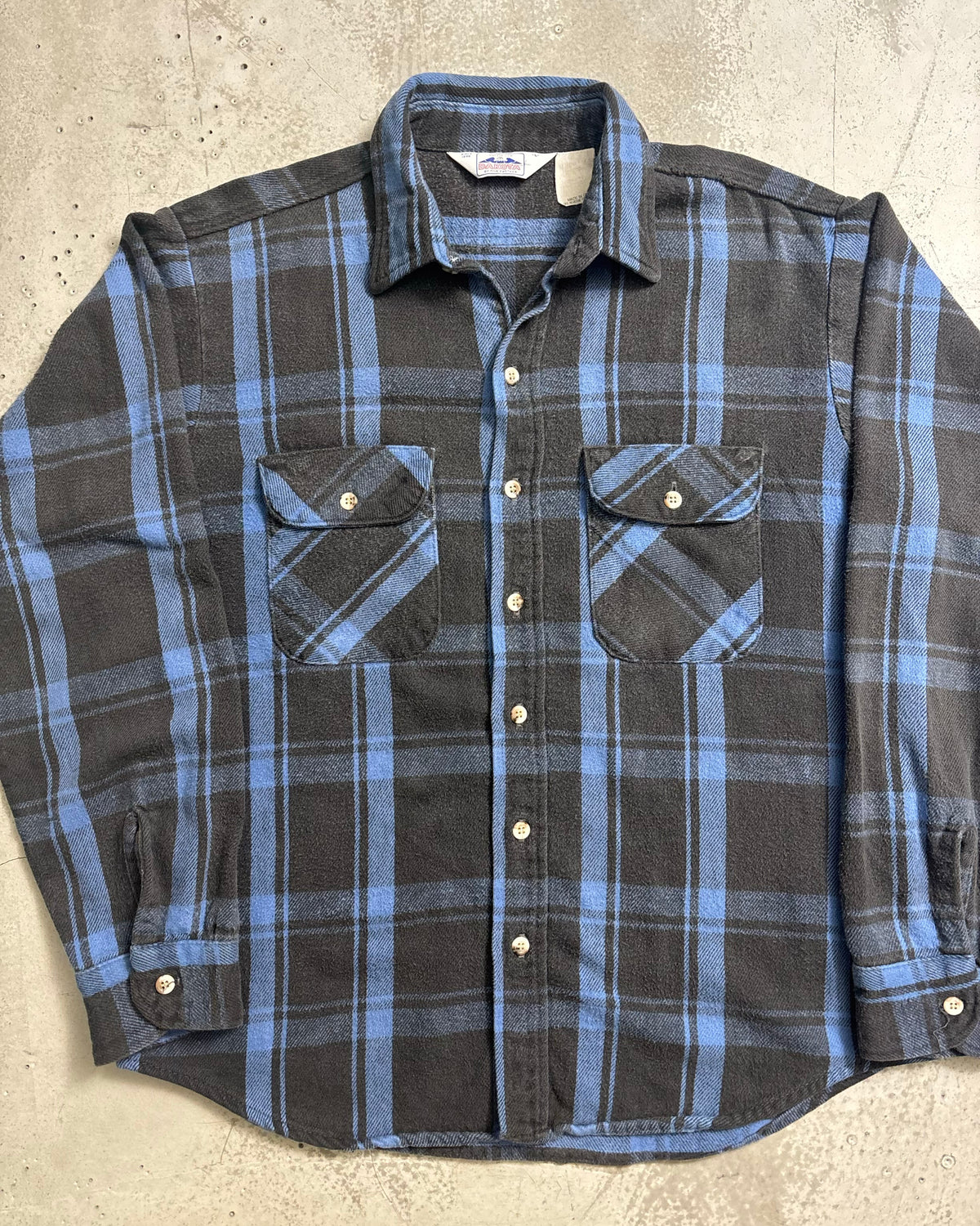 80's DAKOTA FIVE BROTHER チェックフランネルシャツ 表記L USA製 ダコタ ファイブブラザー ヘビネル