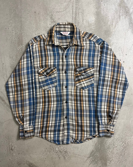 70's FROSTPROOF チェックフランネルシャツ 表記M USA製 フロストプルーフ ヘビネル