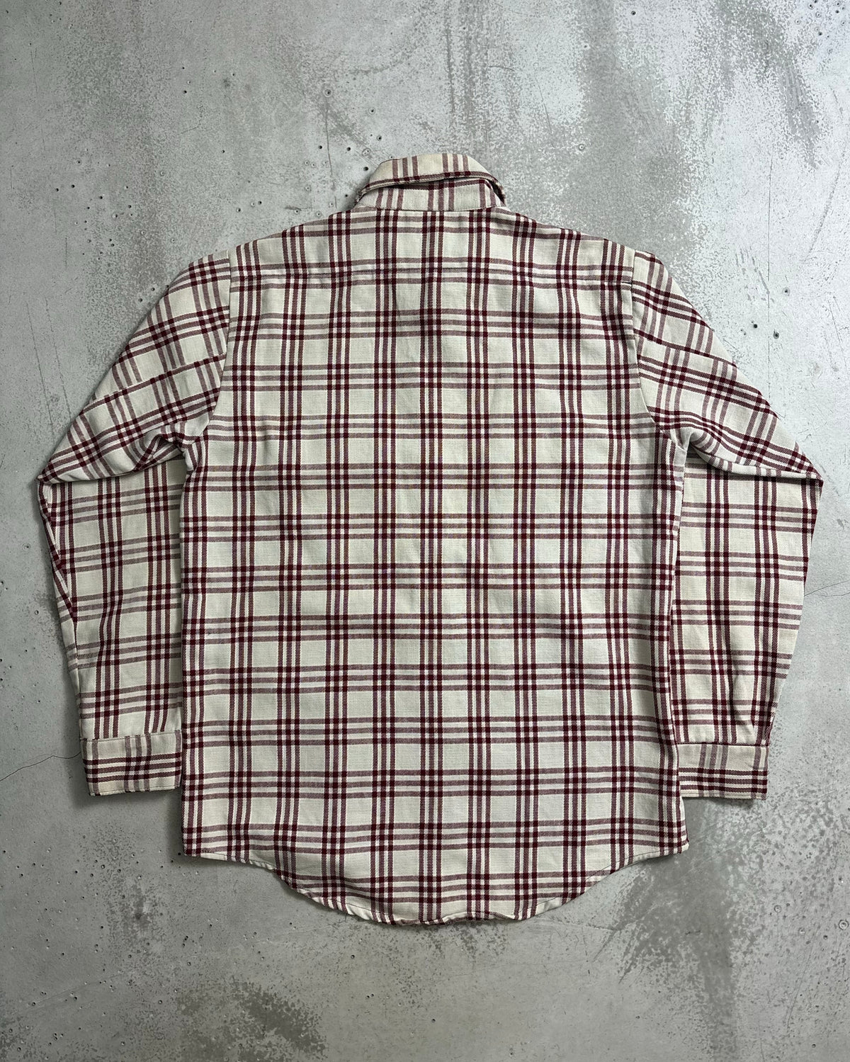 70's 80's FIVE BROTHER チェックフランネルシャツ 表記S USA製 ファイブブラザー ヘビネル
