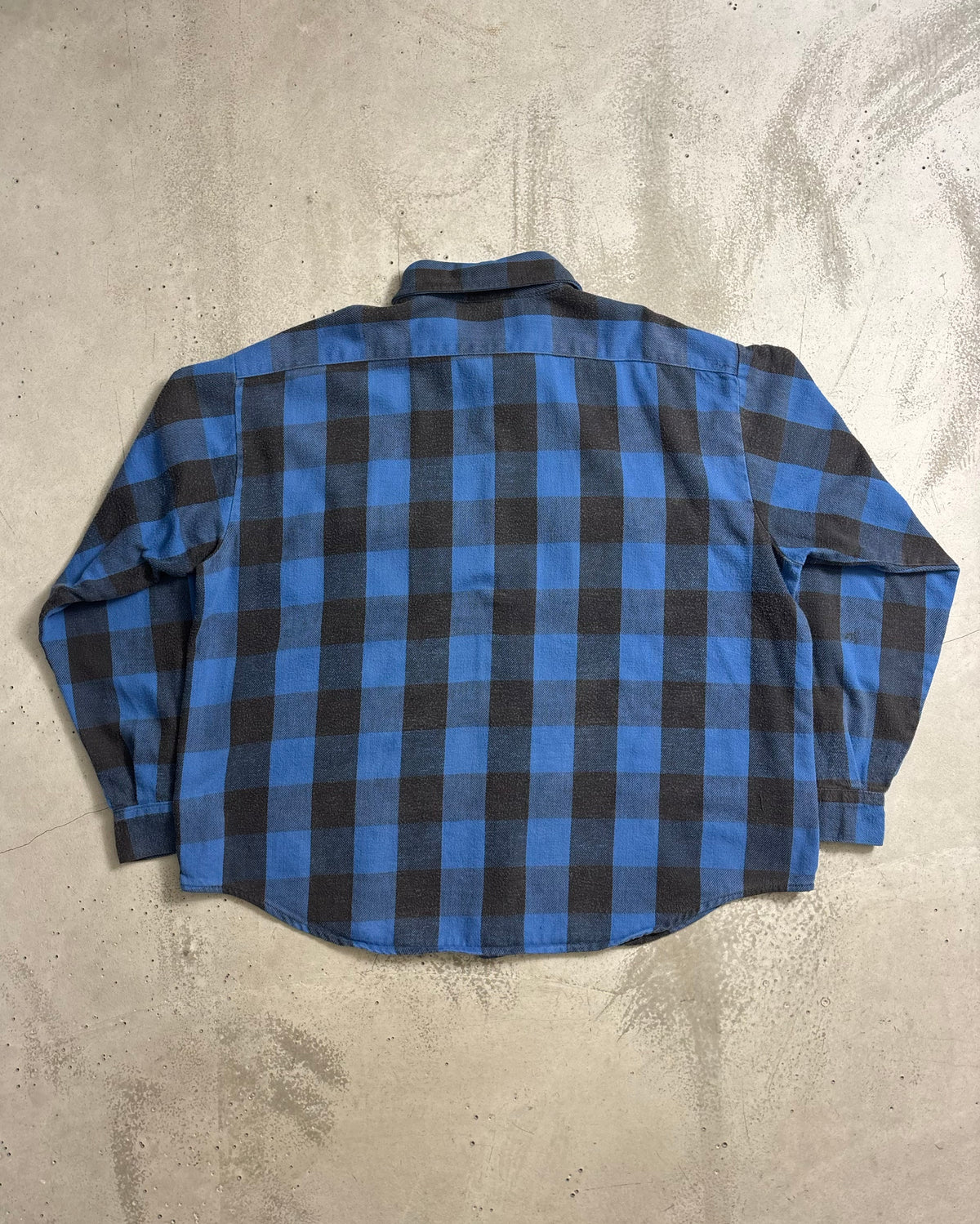 80's FIVE BROTHER フランネルシャツ ブロックチェック 表記2XL 三角タグ ファイブブラザー ヘビネル