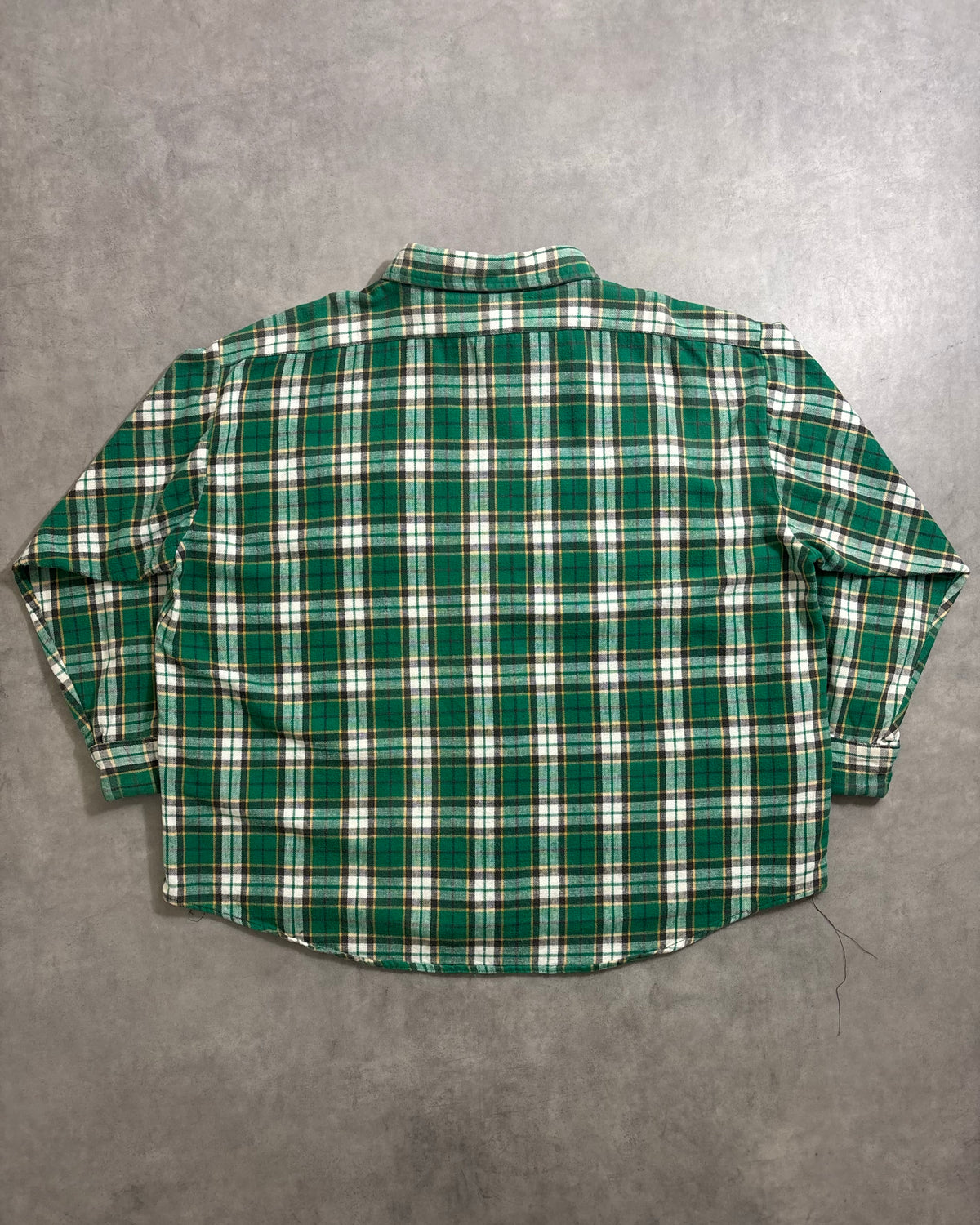 60's King Kole チェックフランネルシャツ 刺繍タグ キングコール ヴィンシャツ