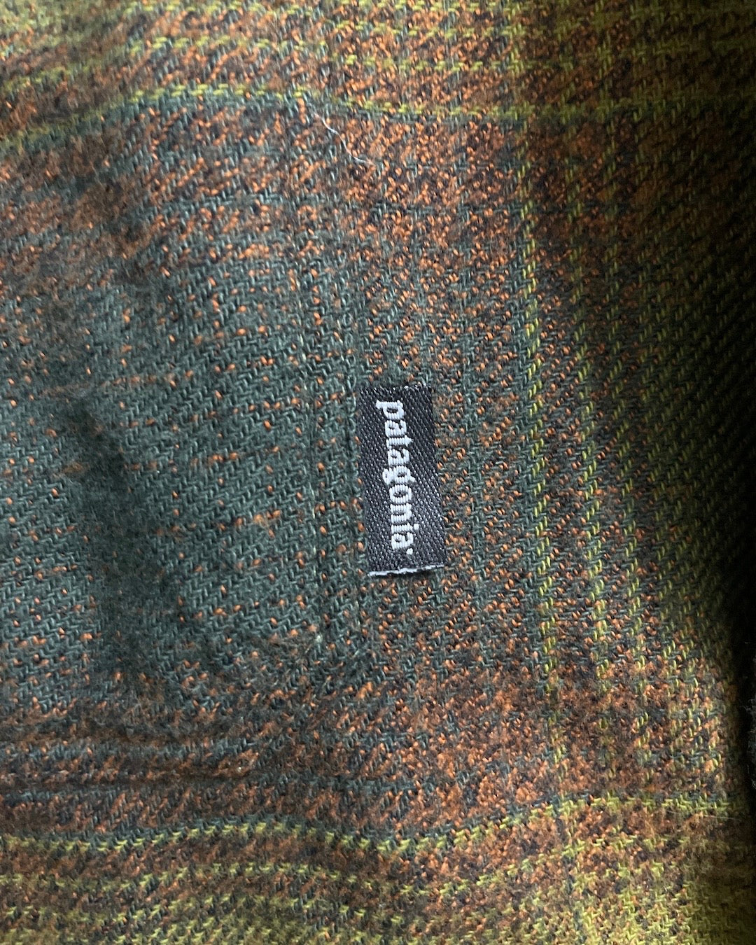 00's Patagonia オンブレチェック　フランネルシャツ 表記M ポルトガル製 パタゴニア