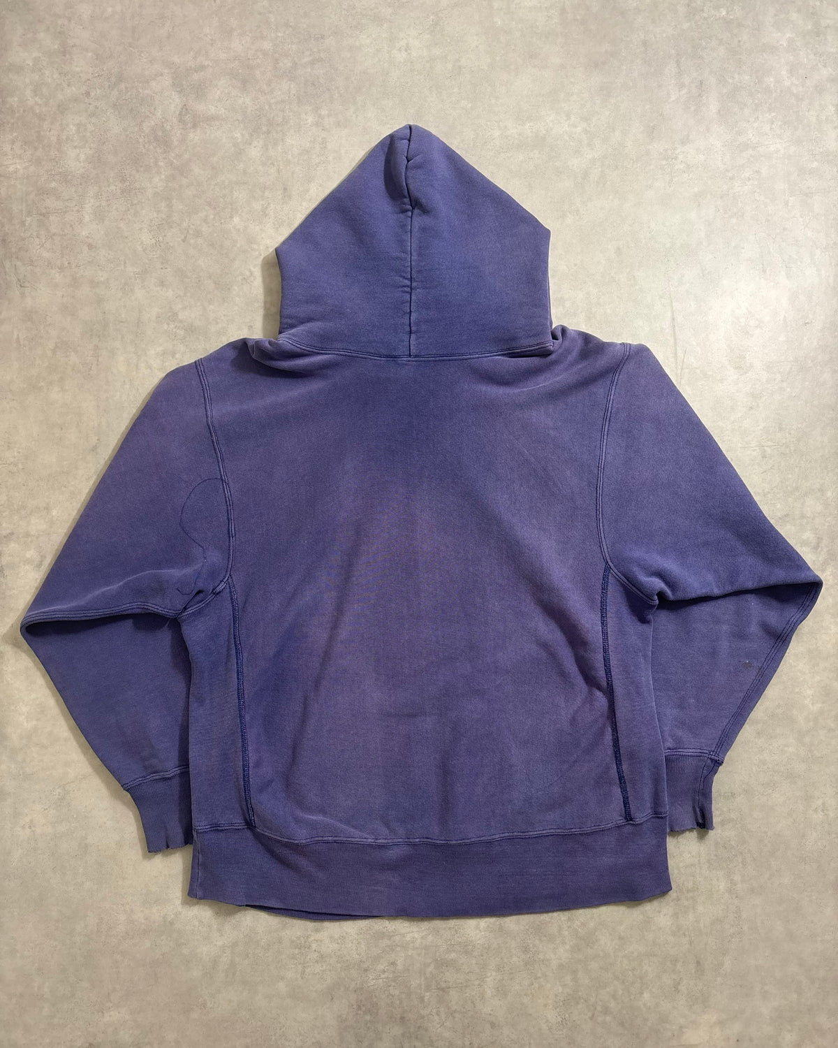 80's Champion "REVERSE WEAVE" UCSB ATHLETIC フーディ スウェット 表記L 三段 アーチ リバースウィーブ USA製 茄子紺 チャンピオン トリコタグ