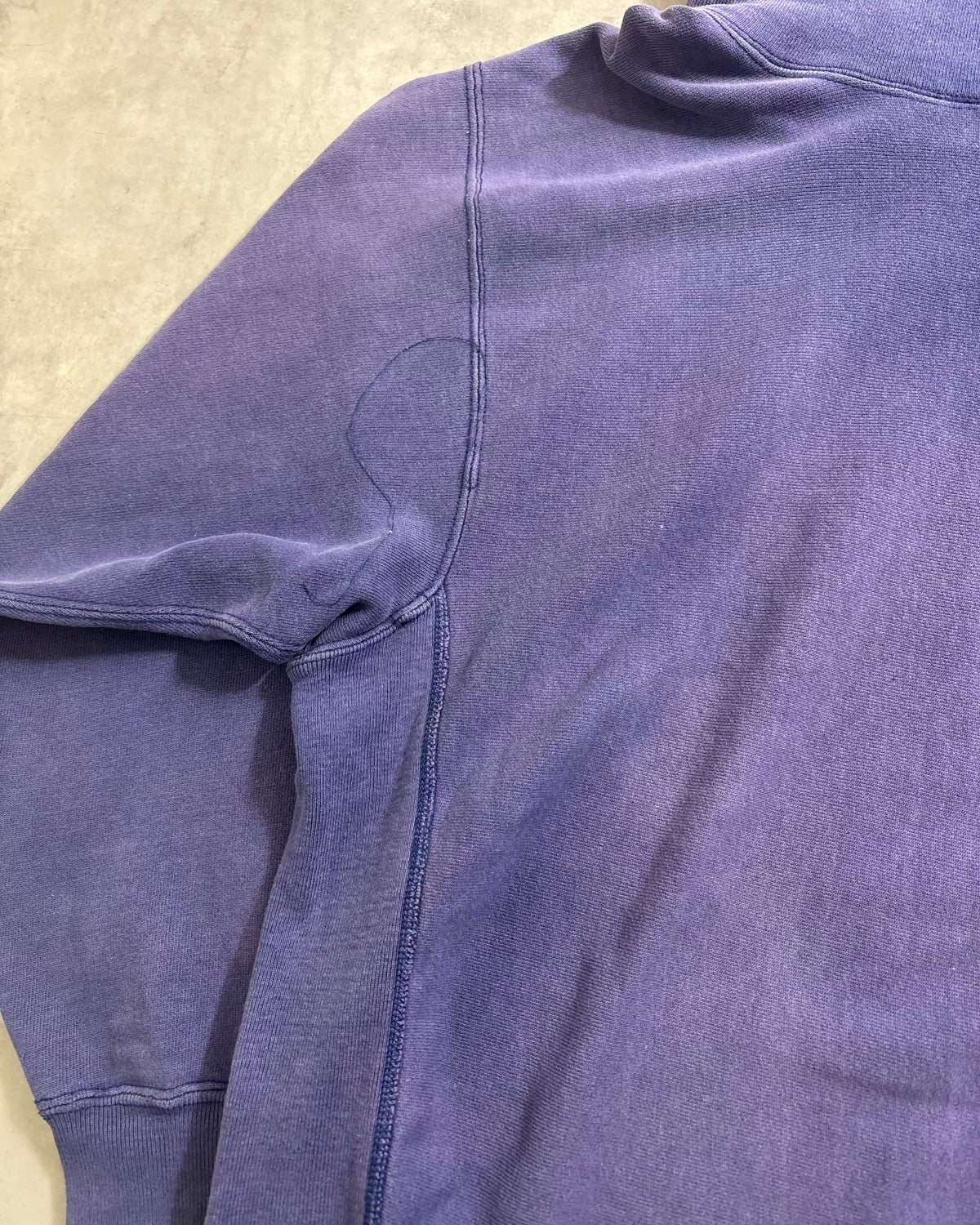80's Champion "REVERSE WEAVE" UCSB ATHLETIC フーディ スウェット 表記L 三段 アーチ リバースウィーブ USA製 茄子紺 チャンピオン トリコタグ