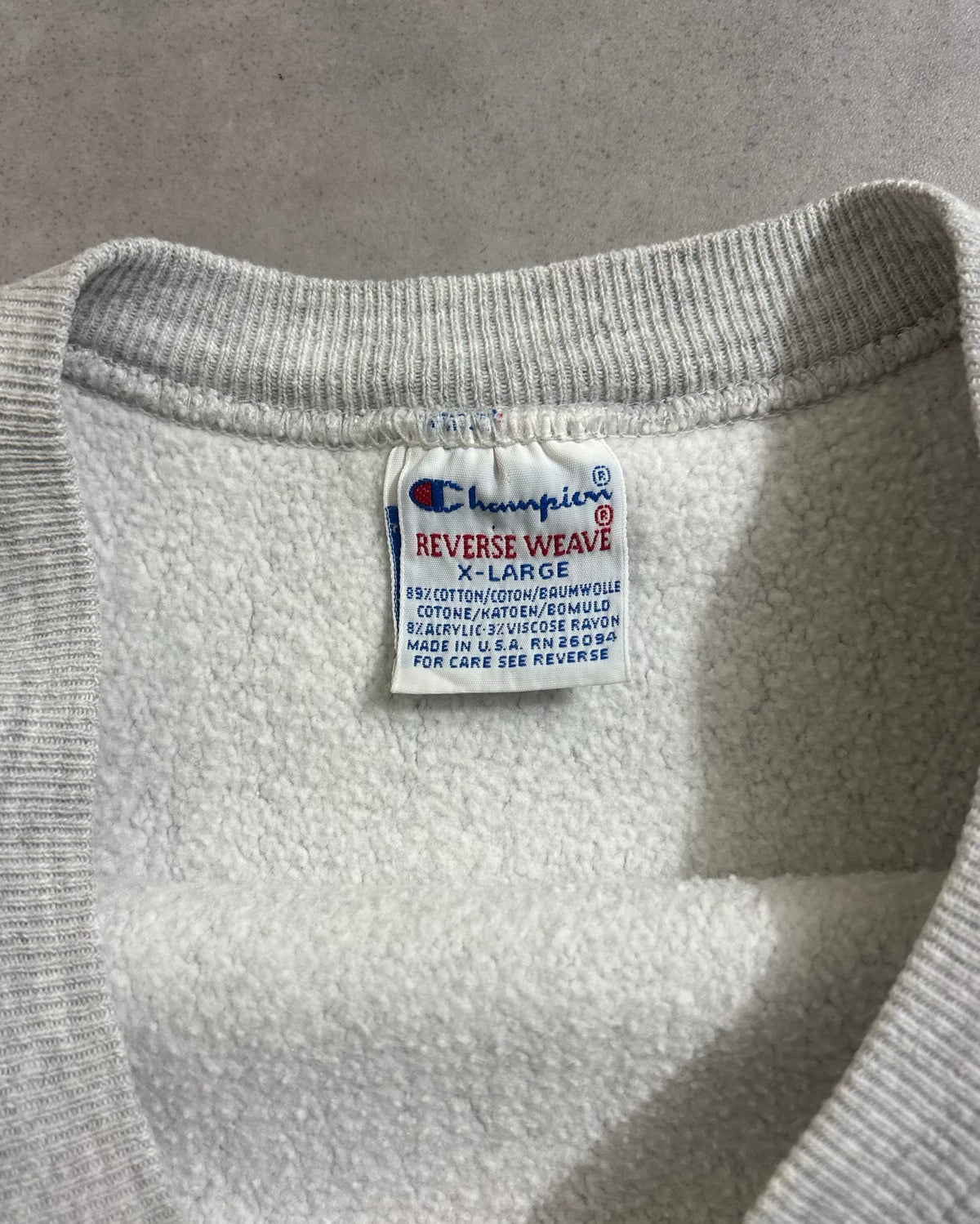 90's Champion "REVERSE WEAVE" MICHIGAN スウェット 両面プリント ラバー 表記XL USA製 リバースウィーブ チャンピオン
