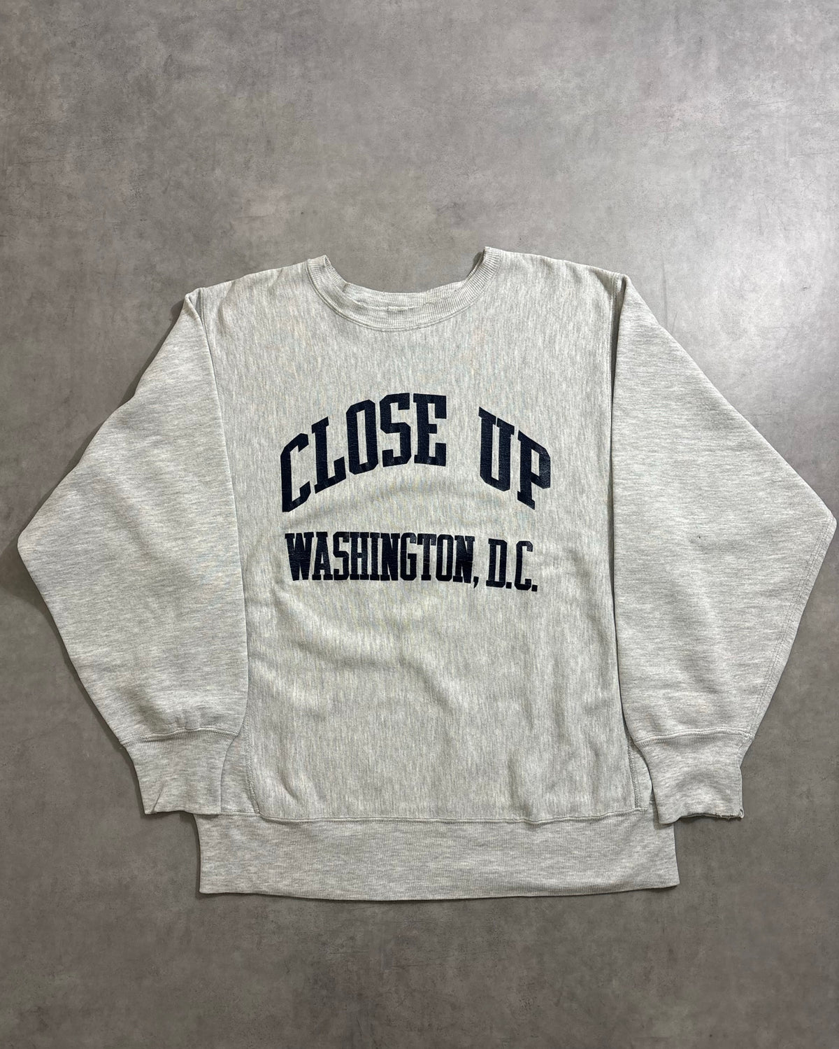90's Champion "REVERSE WEAVE" CLOSE UP WASHINGTON,D.C. スウェット 二段アーチ 表記XL USA製 リバースウィーブ チャンピオン