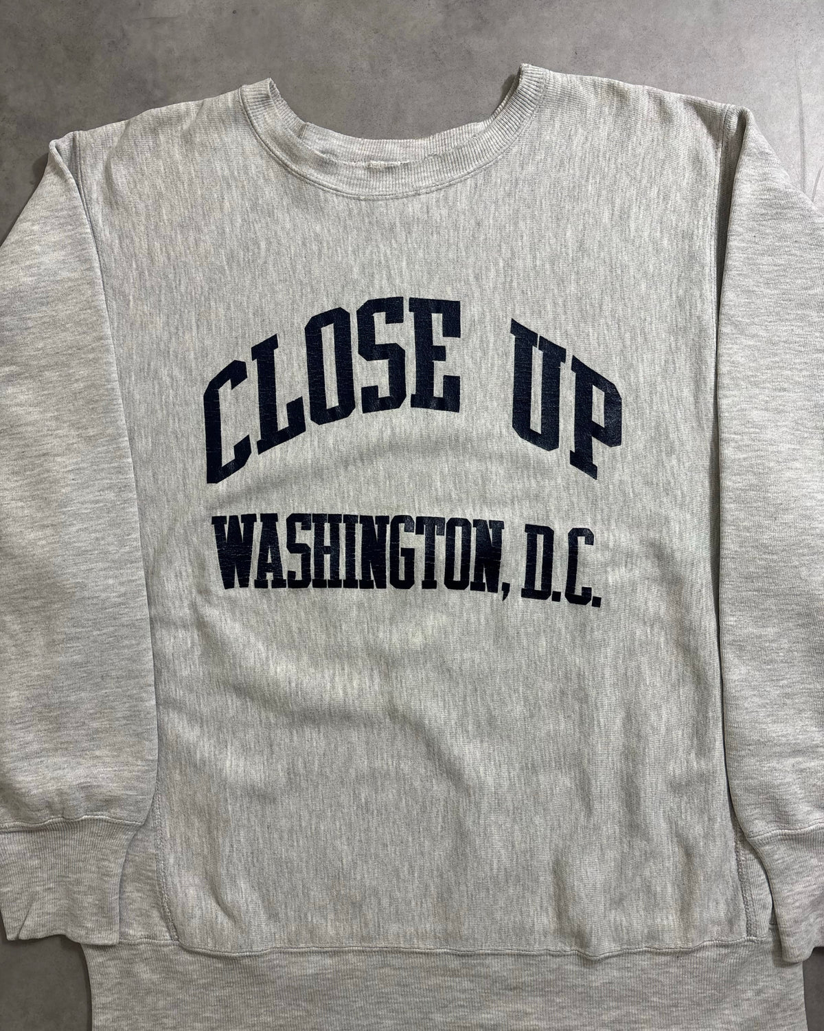 90's Champion "REVERSE WEAVE" CLOSE UP WASHINGTON,D.C. スウェット 二段アーチ 表記XL USA製 リバースウィーブ チャンピオン