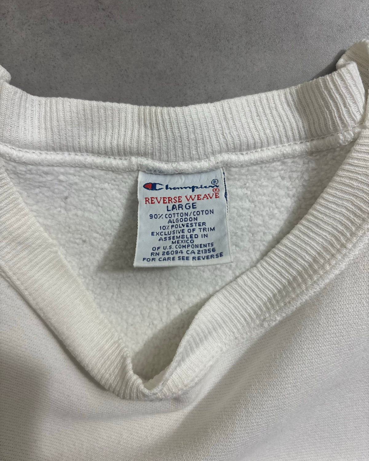 90's Champion "REVERSE WEAVE" スウェット 単色 目有り 表記L メキシコ製 リバースウィーブ チャンピオン