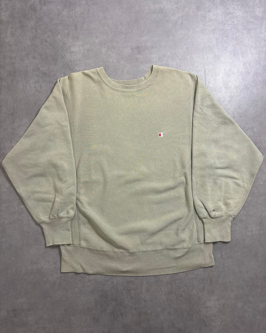 80's Champion "REVERSE WEAVE" スウェット 単色 目有り 表記L USA製 リバースウィーブ チャンピオン トリコタグ