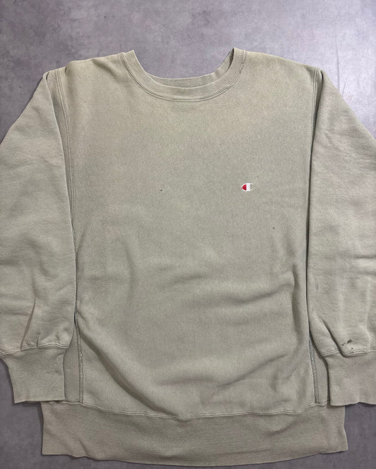 80's Champion "REVERSE WEAVE" スウェット 単色 目有り 表記L USA製 リバースウィーブ チャンピオン トリコタグ
