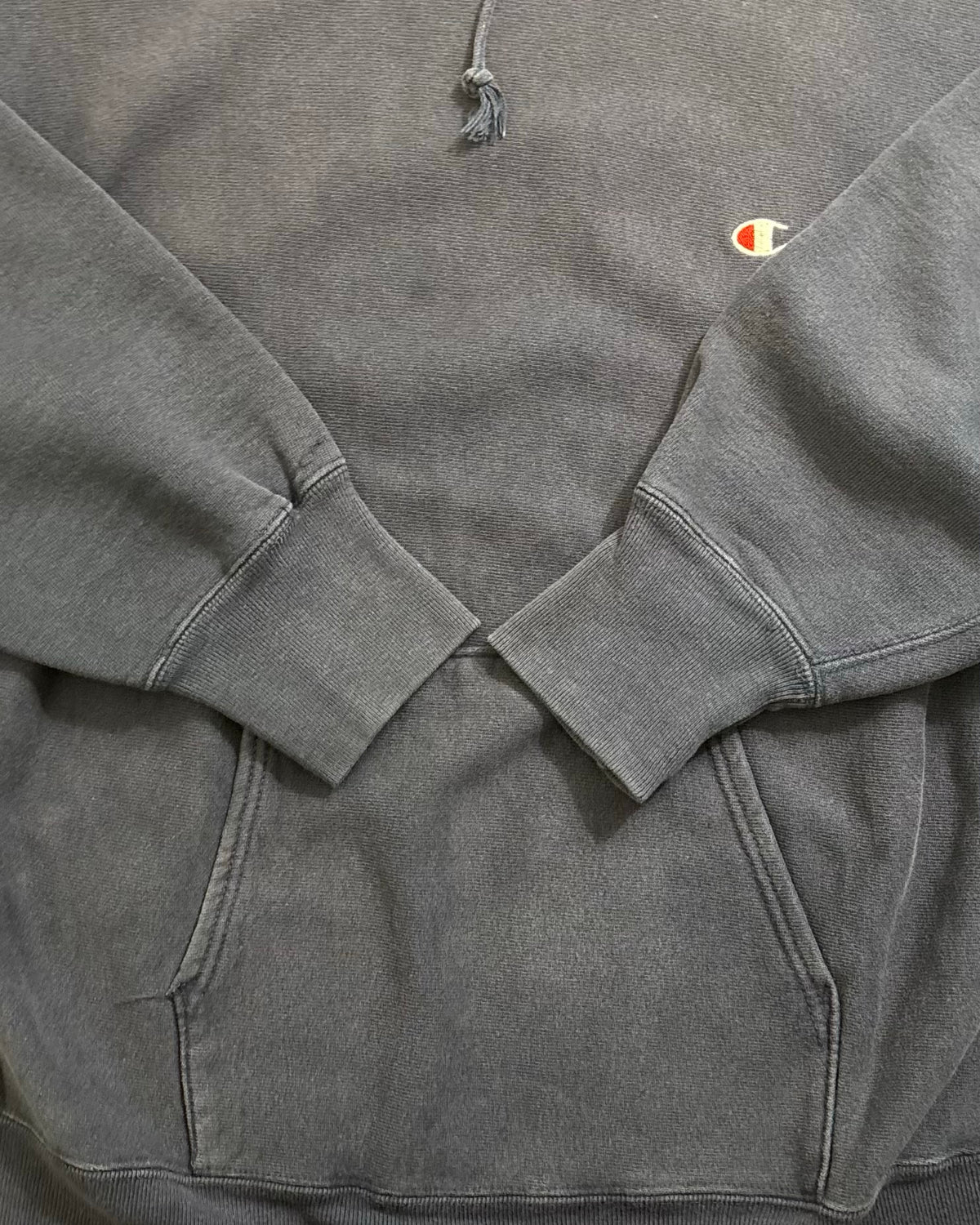 80's Champion "REVERSE WEAVE"フーディ 単色 目有り 表記L USA製 リバースウィーブ チャンピオン トリコタグ
