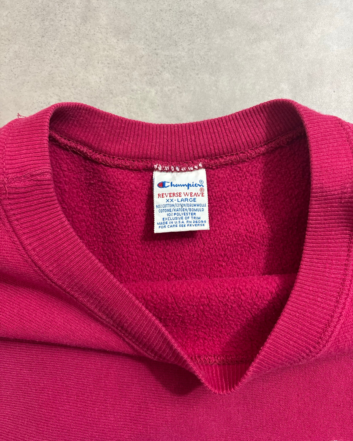 90's Champion "REVERSE WEAVE" スウェット 単色 目有り 表記XXL USA製 リバースウィーブ チャンピオン