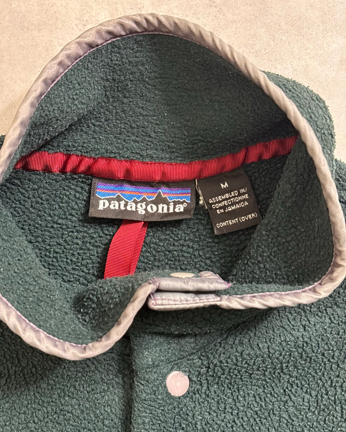 90's Patagonia "Snap-T" シンチラスナップT プルオーバー 表記M パタゴニア ハンターグリーン ノームコア