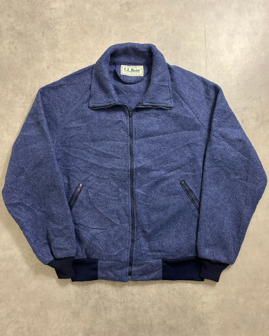 80's~ L.L.Bean フルジップ フリースジャケット ラグラン エルエルビーン アウトドア