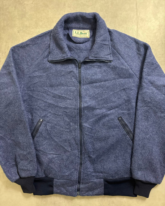 80's~ L.L.Bean フルジップ フリースジャケット ラグラン エルエルビーン アウトドア