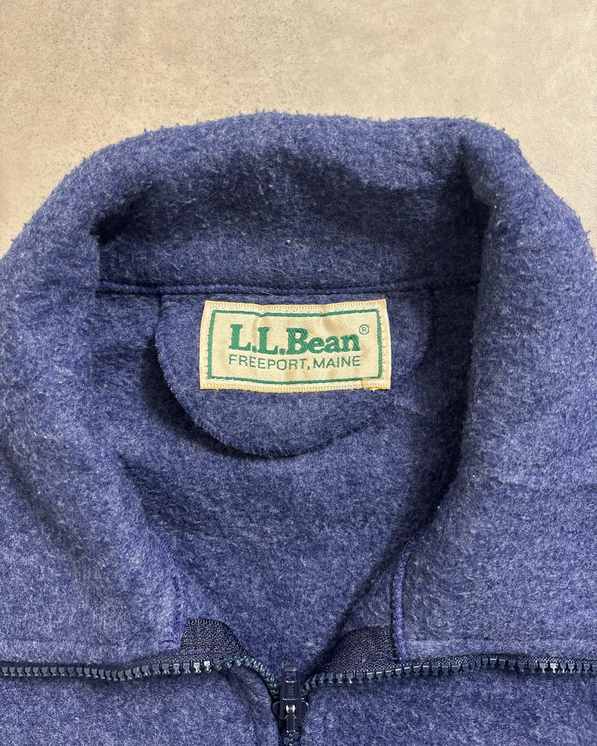 80's~ L.L.Bean フルジップ フリースジャケット ラグラン エルエルビーン アウトドア