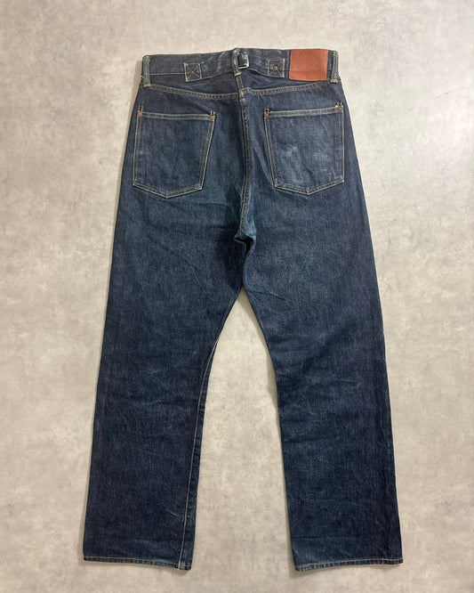 00's TENDERLOIN デニムパンツ  表記W30 L29 日本製 テンダーロイン　隠しリベット シンチバック イエローステッチ ドーナツボタン