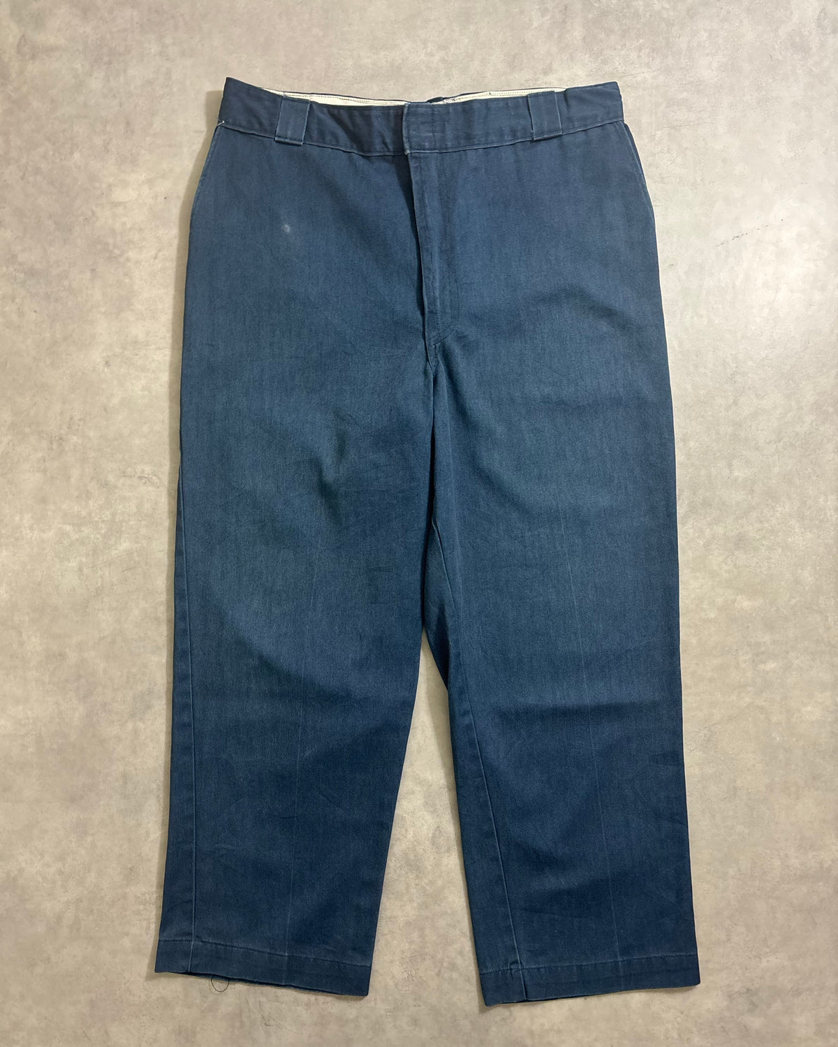 90's Dickies ワークパンツ W35 L27 YKKジップ 極太 ディッキーズ アメカジ