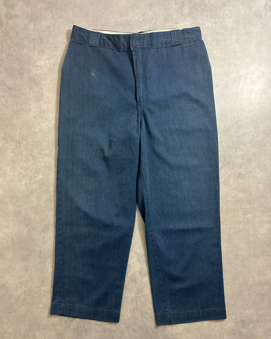 90's Dickies ワークパンツ W35 L27 YKKジップ 極太 ディッキーズ アメカジ