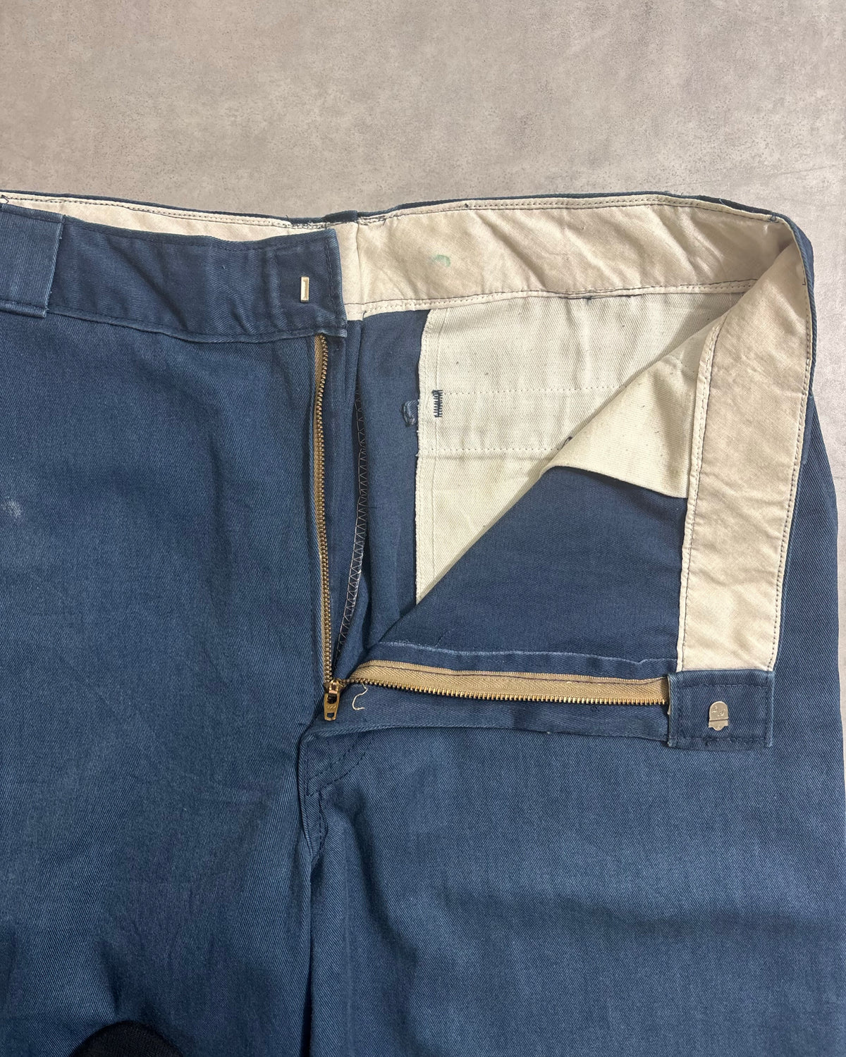 90's Dickies ワークパンツ W35 L27 YKKジップ 極太 ディッキーズ アメカジ