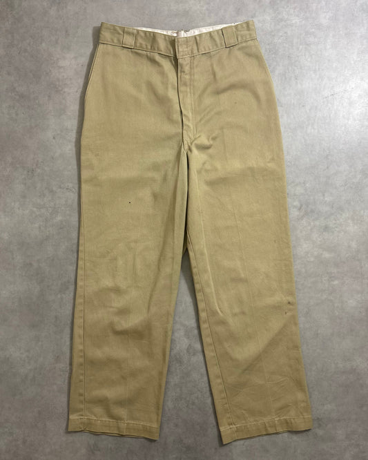 90's Dickies ワークパンツ W33 L29 TALONジップ 極太 ディッキーズ アメカジ