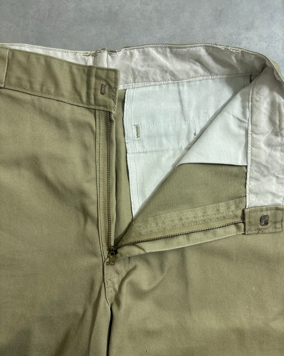 90's Dickies ワークパンツ W33 L29 TALONジップ 極太 ディッキーズ アメカジ