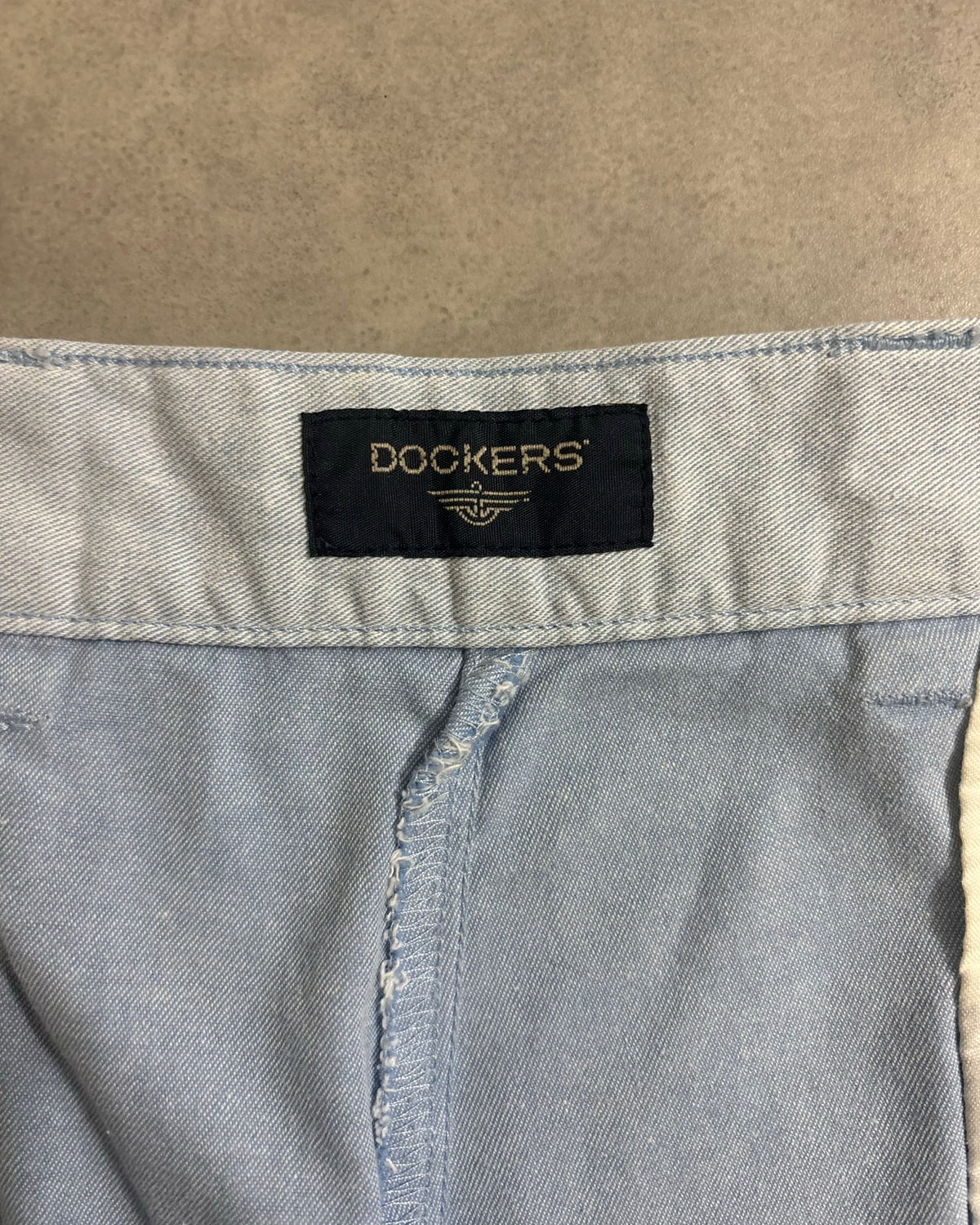 90's DOCKERS シャンブレーパンツ W35 L31 2タック ドッカーズ リーバイス