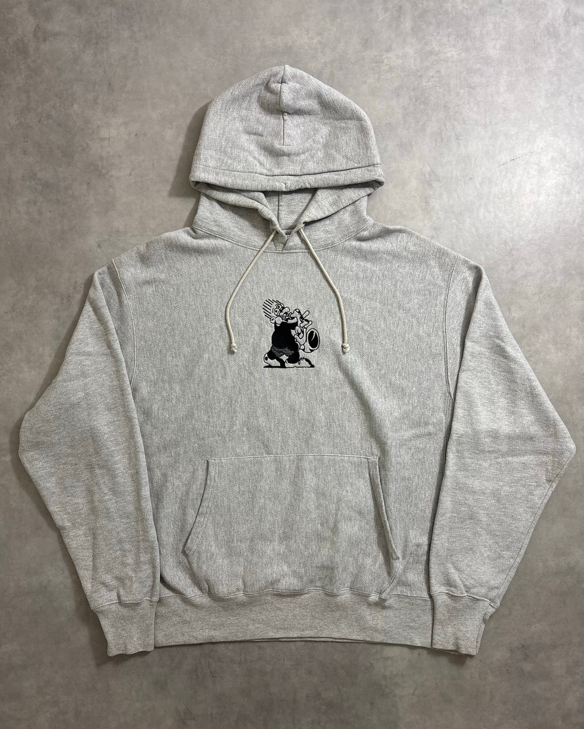 00's Book Works "SAXMAN" REVERSE WEAVE ステッチ フーディ 表記XL チャンピオン ブックワークス リバースウィーブ