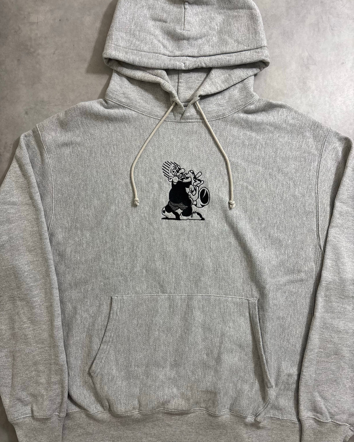 00's Book Works "SAXMAN" REVERSE WEAVE ステッチ フーディ 表記XL チャンピオン ブックワークス リバースウィーブ