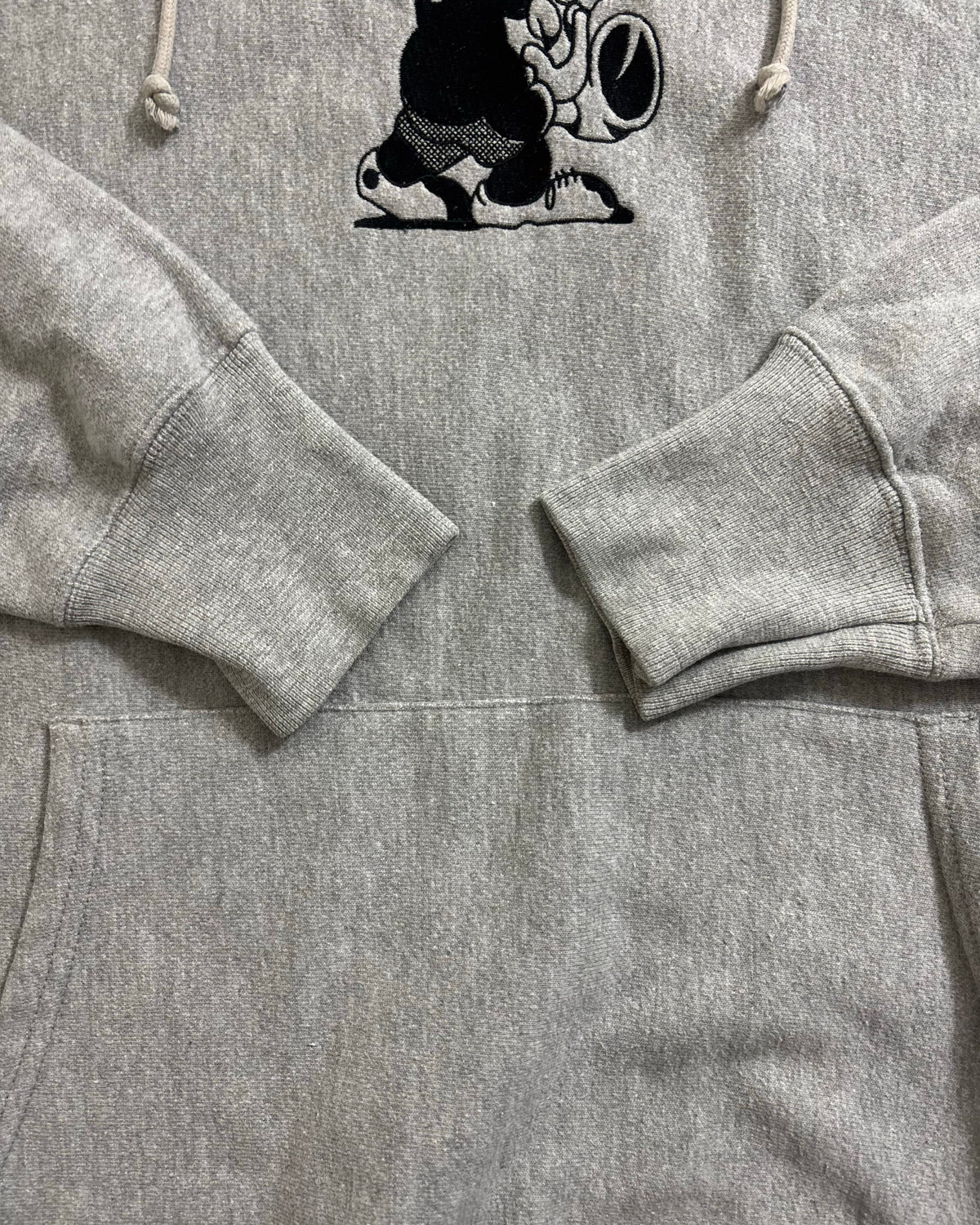 00's Book Works "SAXMAN" REVERSE WEAVE ステッチ フーディ 表記XL チャンピオン ブックワークス リバースウィーブ