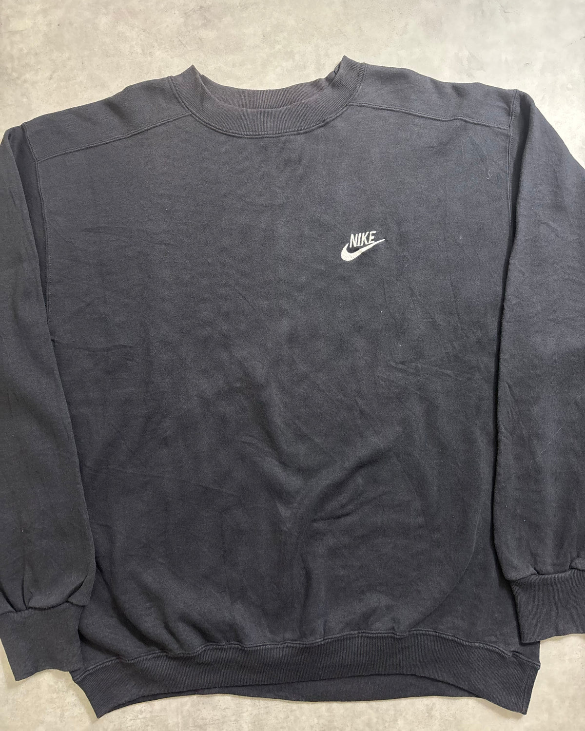 90's NIKE ロゴスウェット ワンポイント 表記L ナイキ ストリート