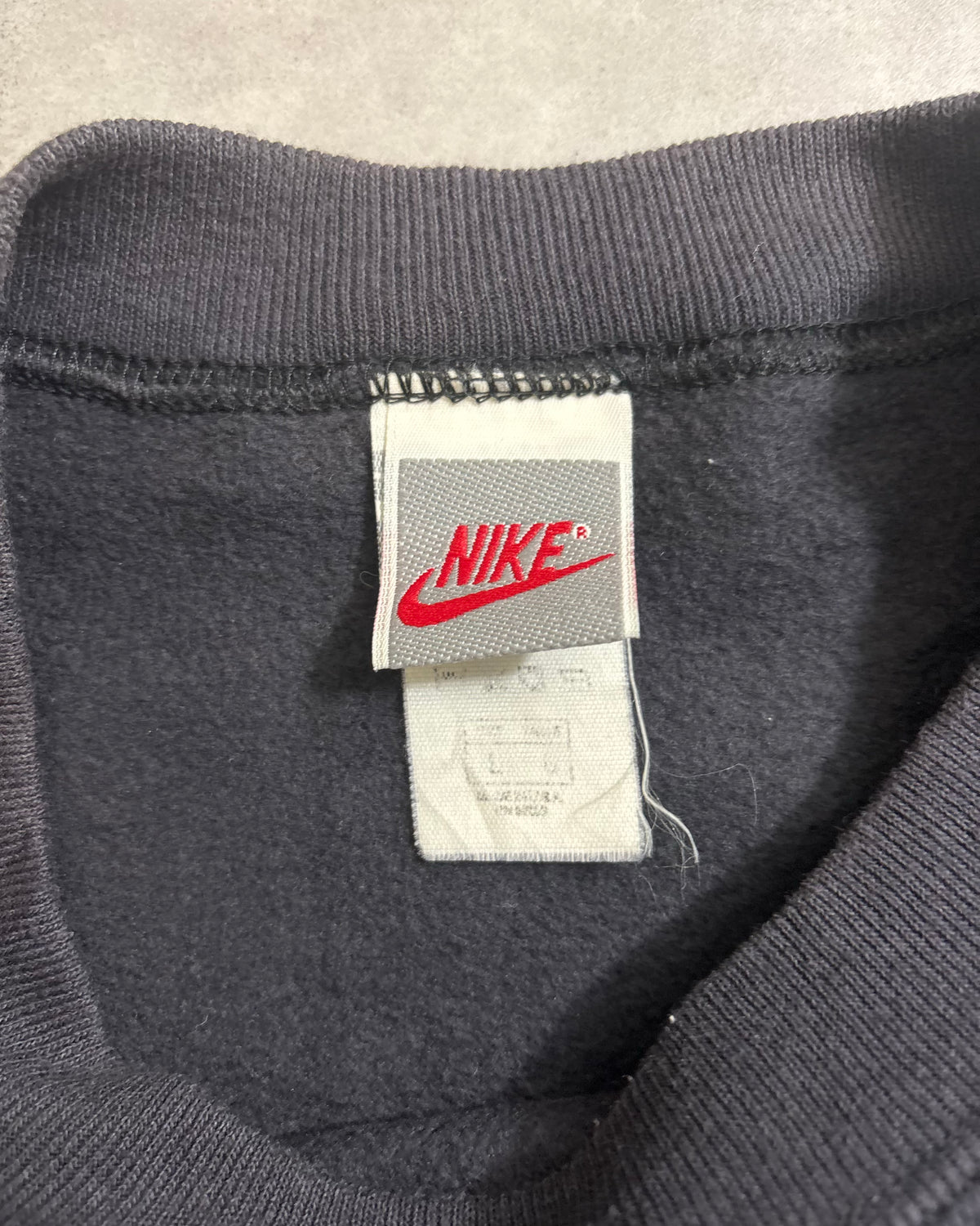 90's NIKE ロゴスウェット ワンポイント 表記L ナイキ ストリート