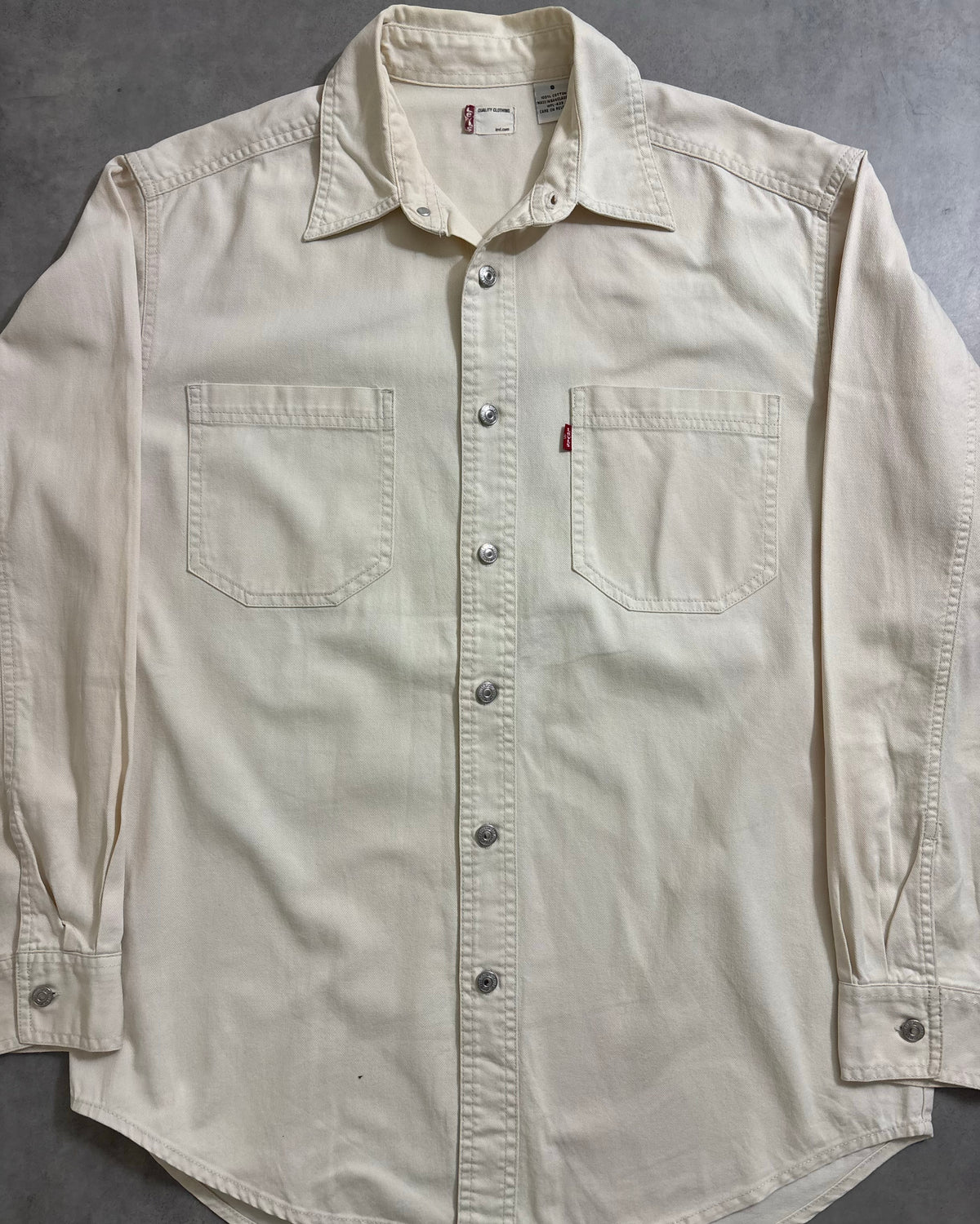 90's Levi's デニムシャツ 表記S リーバイス スモールe アメカジ