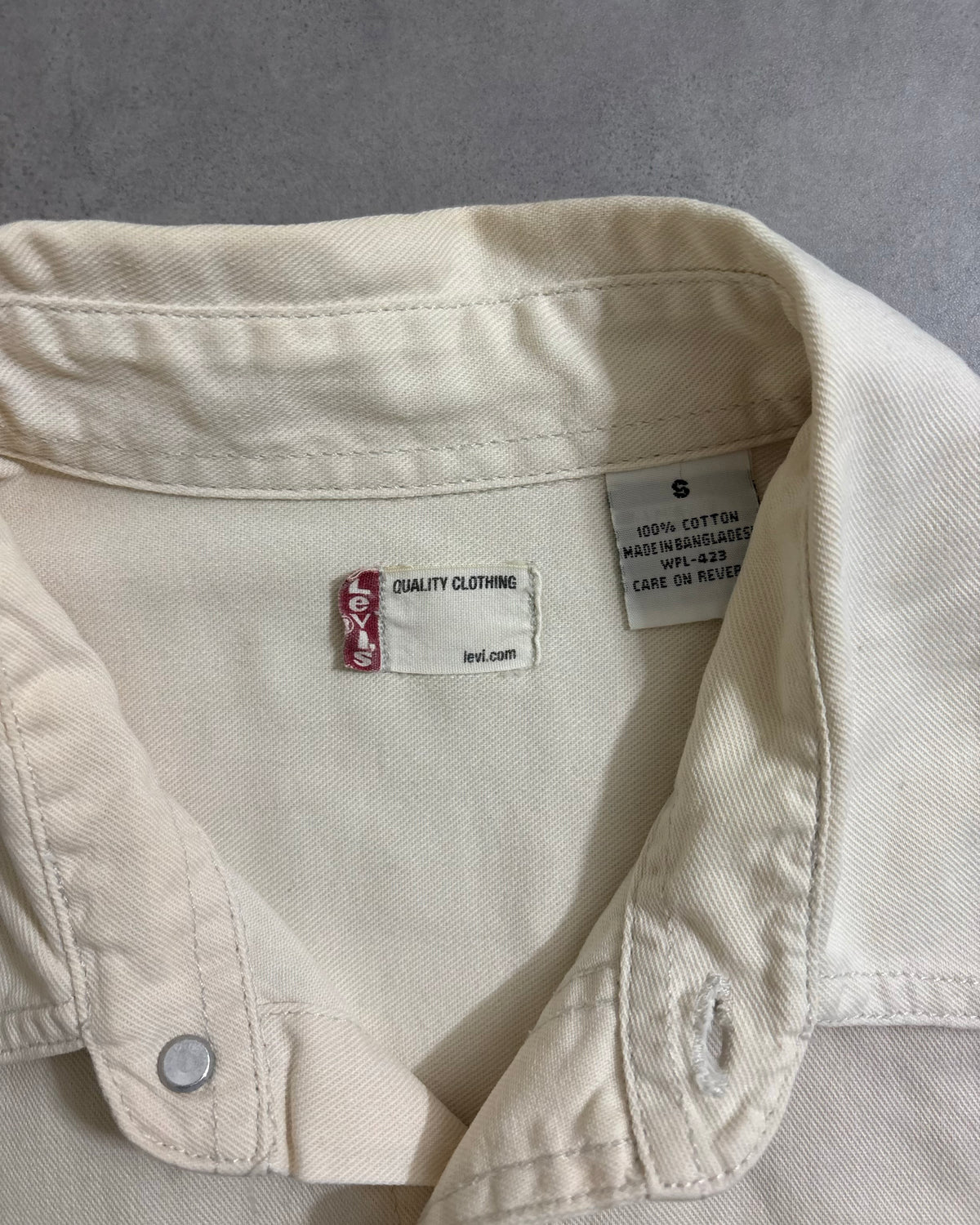 90's Levi's デニムシャツ 表記S リーバイス スモールe アメカジ